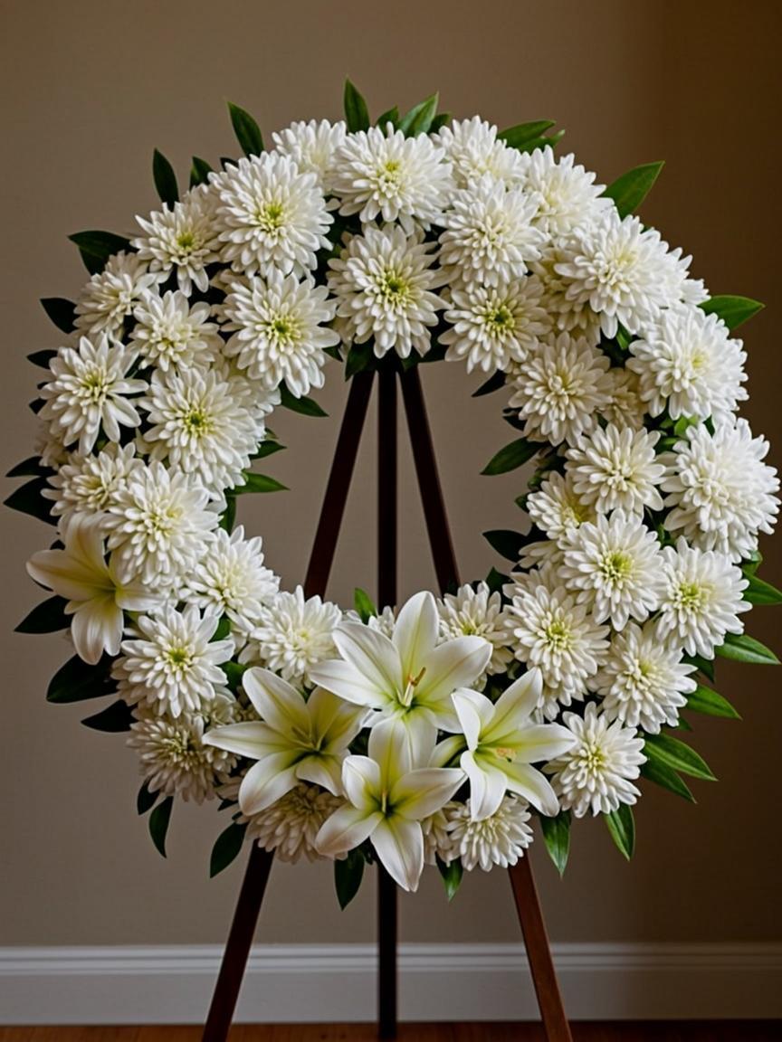 Coroas para velórios