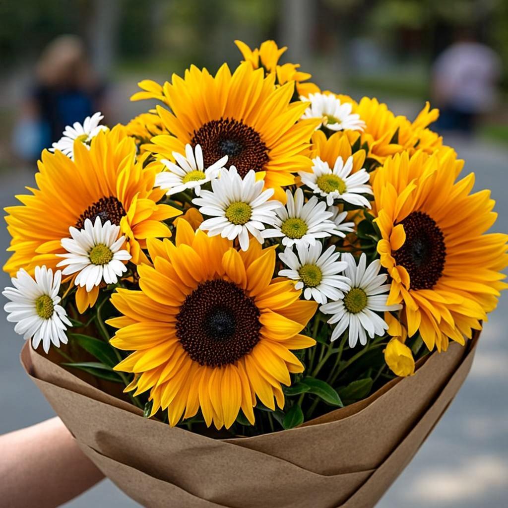 Buquê de girassóis